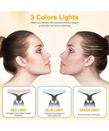 Meifuly Portable Facial Massage with Red Blue Green Lights - Skin Care Tool - Buy Online on GoSupps.com