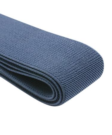 Strapcrafts 1.5-Inch Wide Colored Double-Side Twill Woven Elastic 2 Yards Navy Blue 32080