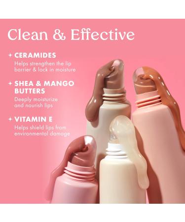 Kopari Lip Love Moisture Balm in Pink Strawberry SPF 30-100% Mineral Zinc Oxide Lip Sunscreen, Ceramide Hydrating Tinted Lip Balm, Clean Vegan & Reef-Friendly, 0.35 oz - Buy Online on GoSupps.com