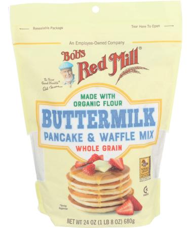 Bobs Red Mill, Pancake Waffle Mix Buttermilk, 24 Ounce - Buy Online on GoSupps.com