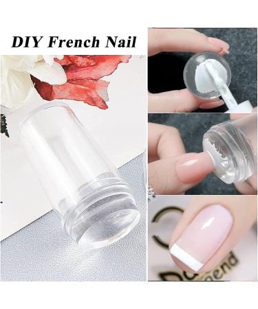 Warm Girl Nail Art Stamping Plates Set - Jelly Stamper & Soft Clear Accessories for DIY Manicure | International Shipping - Buy Online on GoSupps.com