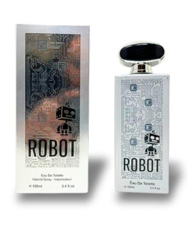 ROBOT POUR HOMME EAU DE TOILETTE 3.4 FL. OZ. Woody Aromatic fragrance for men.