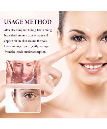 Eye Cream Firming Under Eyes Moisturizing Eye Cream 15g Face Cream Firming Balm for Smoothing Sensitive Skin Daily Use for Women and Men Morning and Evening - Buy Online on GoSupps.com