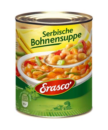 Erasco Serbian Bean Soup Pack of 3 (3 x 750ml can) 750 ml (Pack of 3)