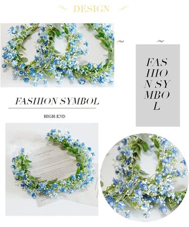 Dazzling Flower Crown Halo for Women Girls - Bridal Eucalyptus Wedding Headband - Buy Online on GoSupps.com