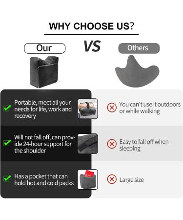 Shoulder Surgery Pillow - Rotator Cuff Support & Pain Relief for Side Sleepers - Buy Online on GoSupps.com