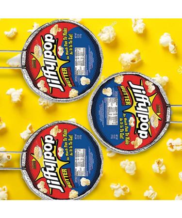 Jiffy Pop Stovetop Campfire Popcorn - Fluffy Butter Movie Popcorn - Dean Products (3) - Buy Online on GoSupps.com