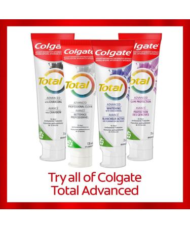 Colgate Total Advanced Professional Clean Toothpaste Multi-Benefit Teeth Whitening Toothpaste That Deep Cleans In Hard To Reach Areas 120 mL - Buy Online on GoSupps.com
