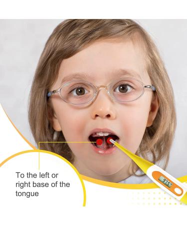EasyHome Digital Oral Thermometer for Fever - Accurate & Fast Reading for Adults & Kids - EMT-021N-Yellow - Buy Online on GoSupps.com