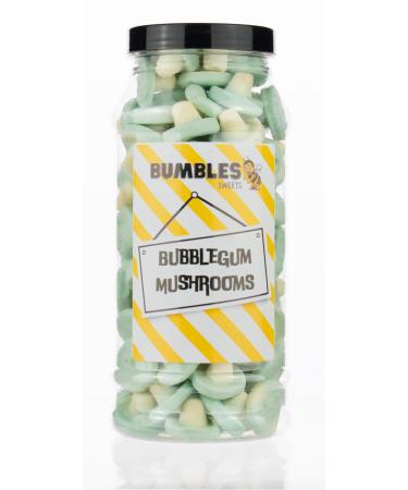 Bubblegum Mushrooms Sweets Gift Jar - Bumbles Sweets