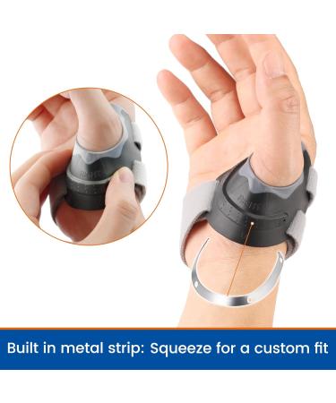 CMC Joint Thumb Stabilizer Brace for Osteoarthritis & Arthritis Relief | Spica Splint for Men & Women - Right Hand Medium (7.75"-8.875 - Buy Online on GoSupps.com