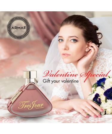 Armaf Tres Jour for Women Eau de Parfum Spray 3.4 Ounce 3.4 Ounce (Pack of 1) - Buy Online on GoSupps.com