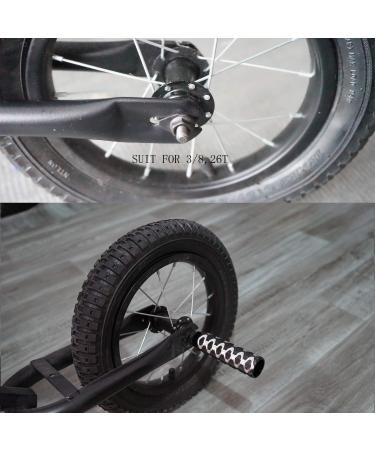 Vansa 1 Pair 3/8-26T Aluminum Alloy Bike Pegs for Mountain BMX - Black - Buy Online on GoSupps.com