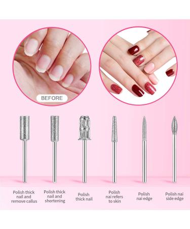 Folai Pink Electrical Nail Drill - USB Type Sand Bands for Nail Removal & Professional Manicure/Pedicure Tools for Home Salon - Buy Online on GoSupps.com