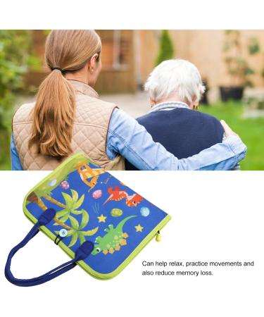 Fiddle Blanket for Dementia & Alzheimer s - Sensory Therapy Blanket for Adults | Relief for Memory Loss & Anxiety - Buy Online on GoSupps.com