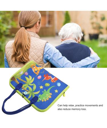 Fiddle Blanket for Dementia | Fidget Sensory Pad & Memory Aid for Seniors | Perfect Gift for Alzheimer's Patients - Buy Online on GoSupps.com