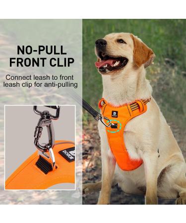 Buy Reflective Dog Harness for Large Dogs | Anti-Train Breathable & Comfortable - Buy Online on GoSupps.com