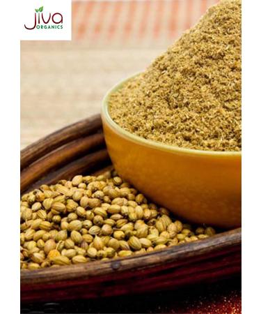 Jiva Organics Organic Coriander Powder 1lb Jar - 100% Natural & Non-GMO - Pack of 1 - Buy Online on GoSupps.com