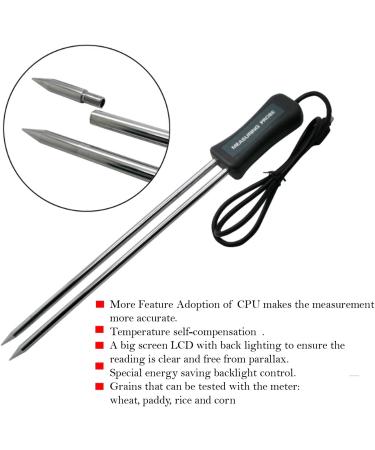 Solar System Controller Grain Moisture Meter LCD Display Digital Grain Moisture Tester Contains Wheat Corn Rice Humidity Tools ATC and Backlight MD7821 MD7822 (Style : MD7821) (MD7822) - Buy Online on GoSupps.com