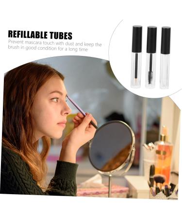 WOONEKY 6pcs Eyeliner Eyelash Bottle Lash Mascara Clear Lipgloss Mascara Tube Bottles with Wand Plastic - Buy Online on GoSupps.com