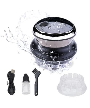 Electric Hair Clipper for Men Head Shaver Hair Cutter USB Rechargeable Waterproof Circular Hair Trimmer Self-Haircut Kit Portable LED Display 360 Degree Rotary for Bald Men's Haircut