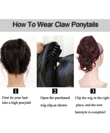 Ponytail Extensions Extensions for Daily Use Party Fake Ponytail Hairpieces Short Wavy Ponytail Extensions Synthetic Ponytail for Women Claw Clip in Ponytail Hair for Women(Color:005) - Buy Online on GoSupps.com