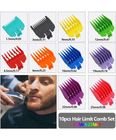 SOONHUA Hair Clipper Guards Combs Set - 10pcs Hair Limit Comb Attachments for Clippers & Trimmers | Replacement Accessories for Wahl Clippers - Buy Online on GoSupps.com