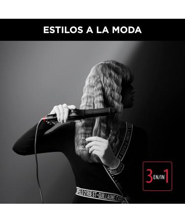 Rowenta MultiStyler 3-in-1 Karl Lagerfeld CF451L - Smoothing Curls & Waves | Ceramic Coating & Temperature Control | Ideal for International Shipping - Buy Online on GoSupps.com