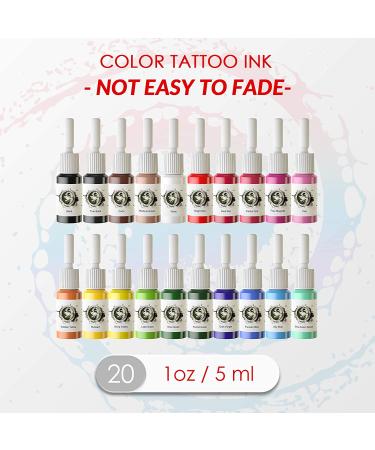 Wormhole Tattoo Kit - Professional Tattoo Gun with Power Supply, 20 Ink, 30 Needles - Ideal for Artists and Beginners | TK093 - Buy Online on GoSupps.com