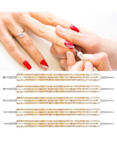 5-Piece Dotting Pen Set for Nail Art | Strass Nail Design & Marbling Tools - Buy Online on GoSupps.com