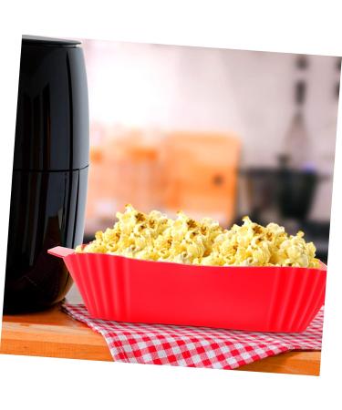 Alipis 2pcs Air Fryer Pan Airfryer Air Fryers Square Round Tray Baking Silicone Bowl Washable Accessories Redx2pcs 24X19.5X5CMx2pcs - Buy Online on GoSupps.com