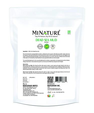 mi nature Dead Sea Mud Powder 227g - 100% Pure Skin Care Facial Mask - Buy Online on GoSupps.com