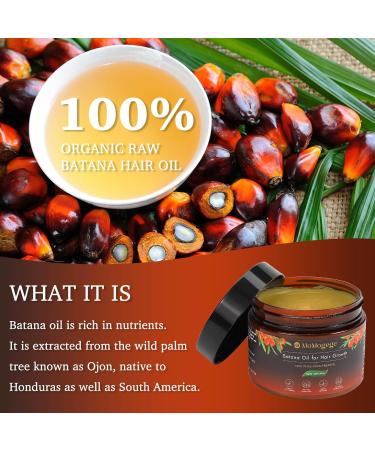 Organic Batana Oil for Hair Growth - Dr Sebi 100% Raw Honduras Oil for Men & Women | Prevent Hair Loss - 4.2 OZ - Buy Online on GoSupps.com