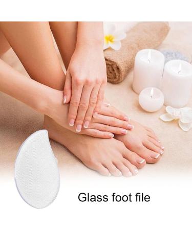 Heel Scrubber Clear Glass Foot File Pedicure Helper - Clear in-Shower Foot Scrubber Callus Remover Pedicure Foot File for Smoothing Feet Dead Skin Big Magatama - Buy Online on GoSupps.com