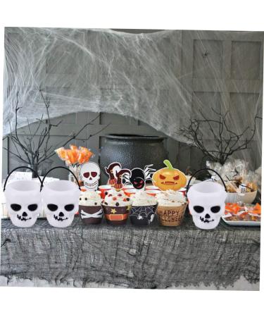 ibasenice 11pcs Candy Jar Candy Kettle Candy Bucket White Halloween Pendant - Buy Online on GoSupps.com