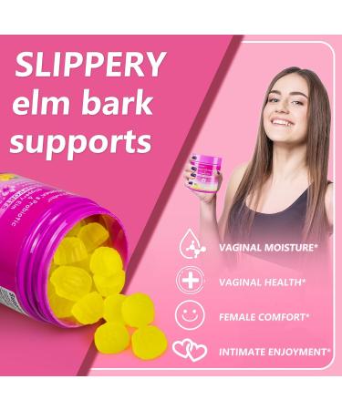 SUWENY Her Juicy Feminine Probiotics Gummies Women's Health - Supports ph Balance with Slippery Elm Prebiotics & Lactobacillus Blend Immune System Pineapple Flavor-60 Gummies - Buy Online on GoSupps.com