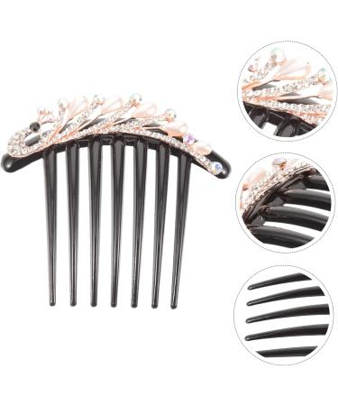 DOITOOL Styling Hair Clips Pearl Hair Accessories Bridal Headpiece Vintage Hair Accessories Rhinestone Headpiece for Women Rhinestone Hair Accessories Decor Leaf Rhinestones Braid Bride - Buy Online on GoSupps.com