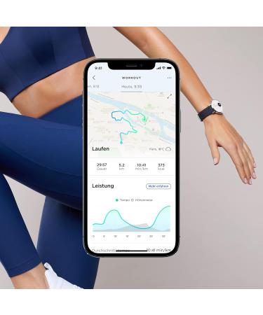 Withings Steel HR 36mm Black - Hybrid Smartwatch with GPS Heart Rate Sleep Tracking & 25-Day Battery Life - Shop Now - Buy Online on GoSupps.com