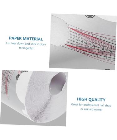 PLAFOPE 1roll Nail Paper Holder Gel Builder Tips Guide Art Nail Extension Paper Self Adhesive Nail Tips Guide Nail Sculpting Nail Art Tips Guide Nail Art Guide Forms Nail Polish Curl Form - Buy Online on GoSupps.com