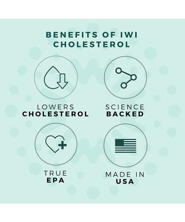 iwi Cholesterol Support & Cardiovascular Health | Vegan Algae Omega 3 + EPA | 30 Day Supply 60 Count - Buy Online on GoSupps.com