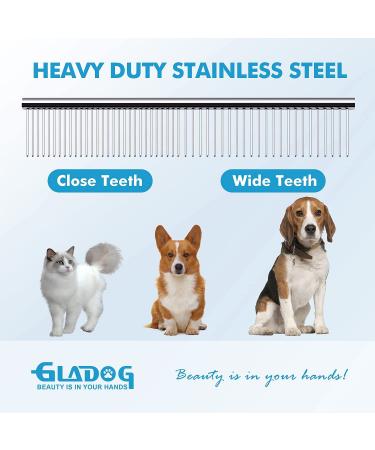 GLADOG 5 in 1 Professional Grooming Scissors Set with Safety Round Tips | Sharp Pet Shears for Dogs and Cats - Buy Online on GoSupps.com