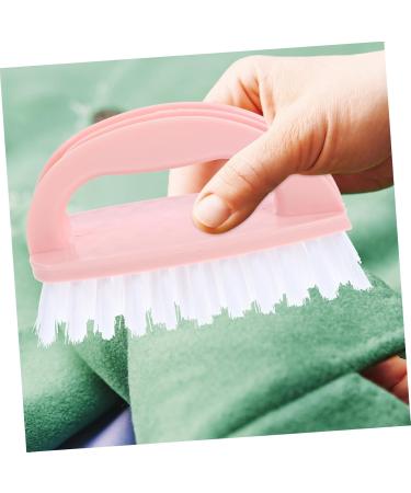 Ipetboom Laundry Brush Cleaning Brush Clothes Scrub Shoes Scrub Washing Brush Scrub Brush Shoe Brush Simple Style Brush Cleaning for Household Use Double Head Pink Plastic Macaron 16.50X9.50X6.00CM Pink - Buy Online on GoSupps.com