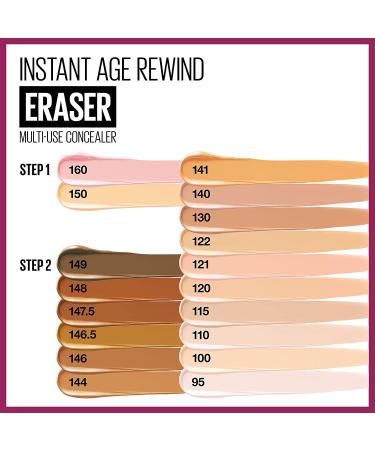 Maybelline Instant Age Rewind Concealer 100 Ivory - Dark Circle Treatment 0.2 fl oz - Buy Online on GoSupps.com