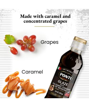 PONTI GLAZE WITH MOSCATO GRAPE MUST Balsamic Grape Moscato - Buy Online on GoSupps.com
