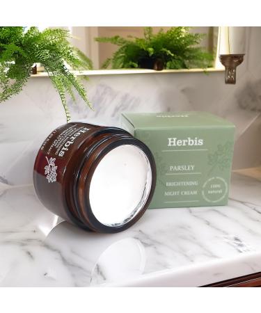 Flos de Herbis Herbis Intensive Whitening Night Cream 50ml with Parsley Extract and Vitamin C - Buy Online on GoSupps.com