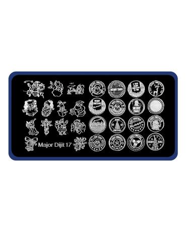 Premium Stainless Steel Nail Art Templates for Women | Halloween & Christmas Patterns | Manicure Printing Plates - Buy Online on GoSupps.com