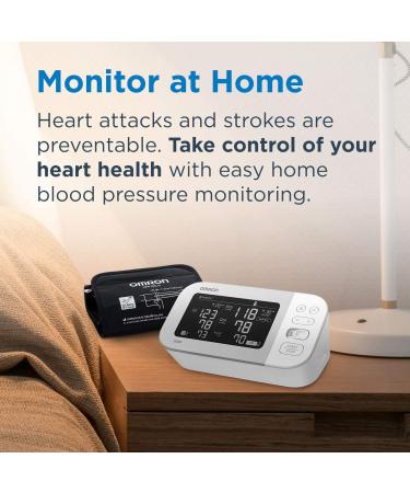 OMRON Platinum Blood Pressure Monitor - Upper Arm Cuff, Bluetooth, Stores 200 Readings, Free 6-month Premium Mobile App Trial | For Two Users - Buy Online on GoSupps.com
