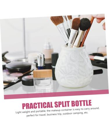 minkissy Bamboo Lid Cream Bottle Containers with Lids Sample Jars Lip Balm Containers Cosmetic Containers Cosmetic Cream Jar Refillable Cream Jar Empty Cream Jar Glass Wood Travel - Buy Online on GoSupps.com