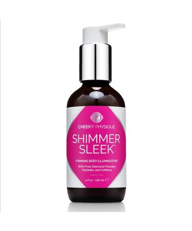 Shimmer Sleek Firming Body Illuminator | Glowing Lotion & Luminizer - Blurs Imperfections | Peptides & Caffeine - 4 Fl Oz | International Shipping Available - Buy Online on GoSupps.com