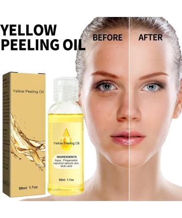 DUBUSH 50 ML Exfoliating Body Oil Yellow Brightening Body Exfoliating Oil Powerful Exfoliating Oil Dark Skin - Buy Online on GoSupps.com